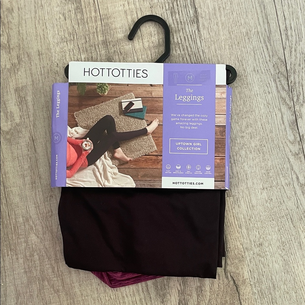 Hottotties Black and Pink Leggings